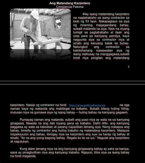 binarurot ng karpintero|Ang Matandang Karpintero .